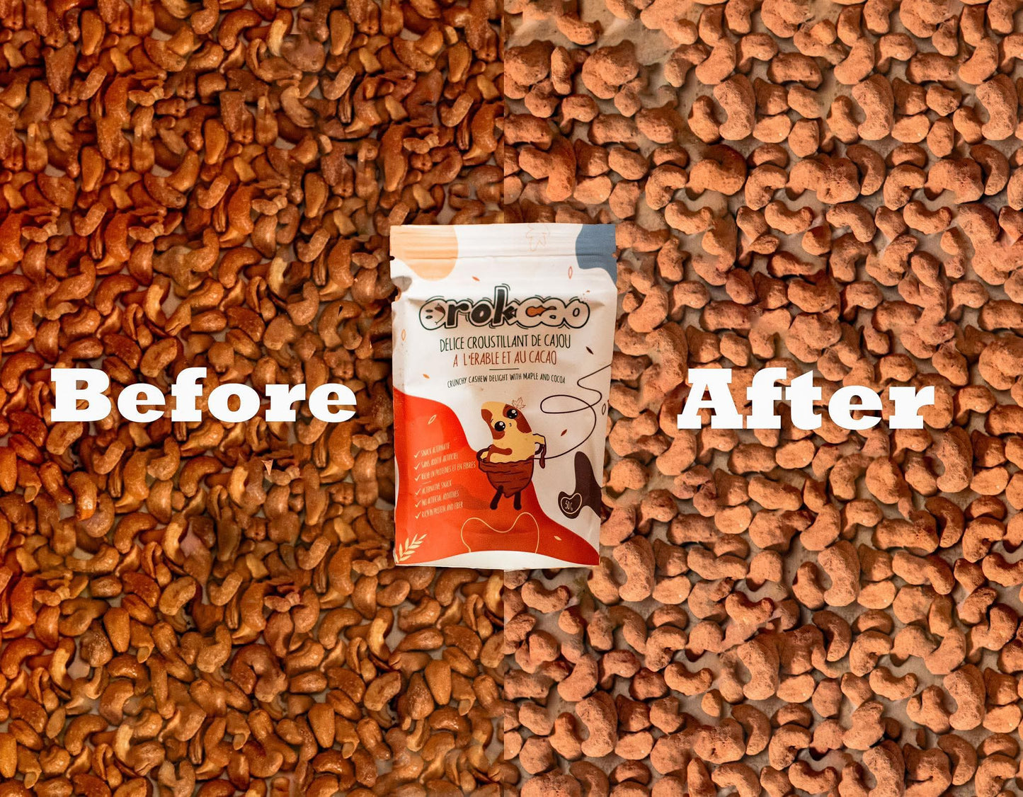 Cajou à l'érable et Chocolat