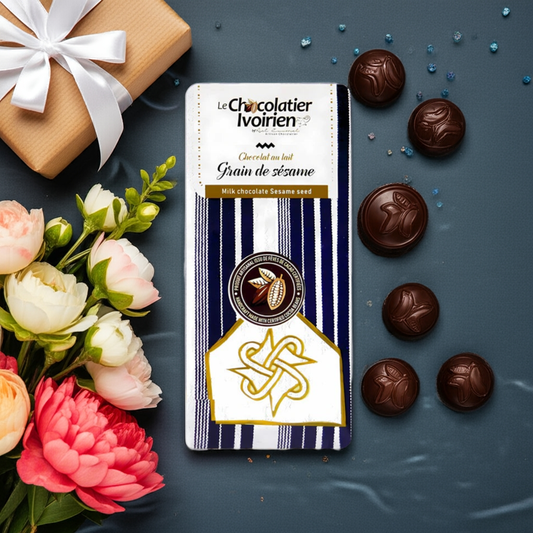 🍫 Milk chocolate &amp; sesame seeds