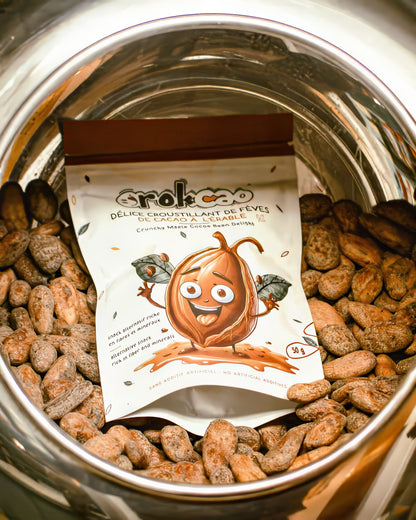 Fèves de cacao à l'érable et Chocolat